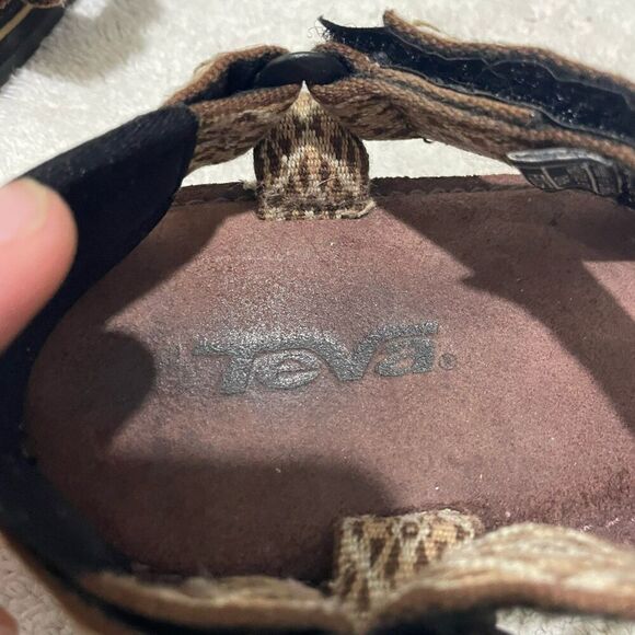 Teva Midform Universal Women Strappy Sandals 9 Gemina Maple Sugar Open Toe Vegan - Picture 9 of 11